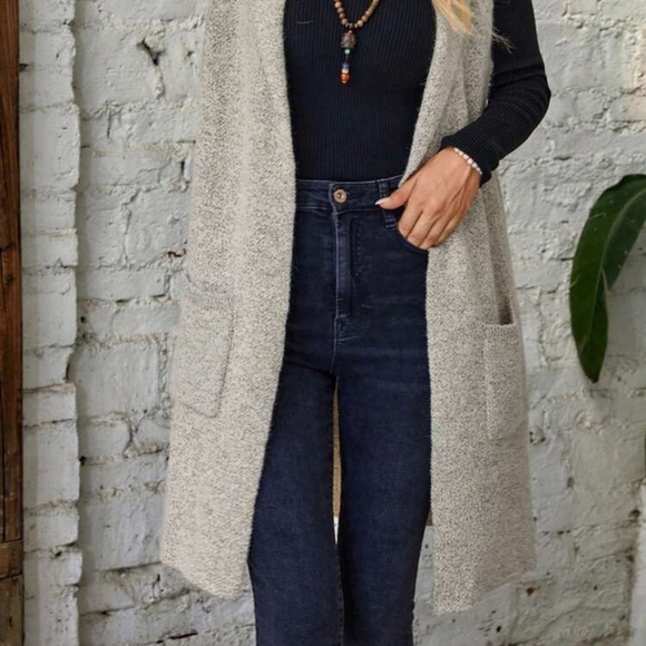 New open front cardigan sweater - Picture 5 of 5